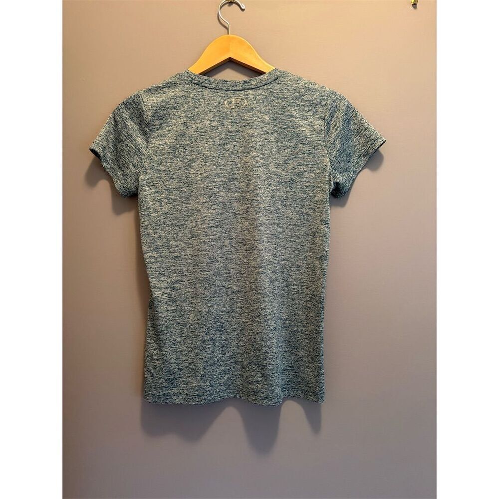 Under Armour Women's V-Neck Short Sleeve Blue Size S Trail Athletic - Picture 5 of 7